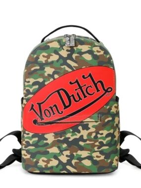 Von Dutch Camo Backpack